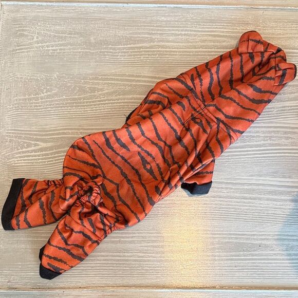 Unbranded Other - Orange and Black Tiger Print Dog Costume
